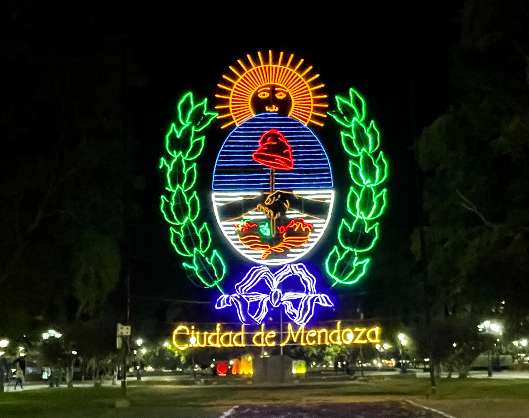 City of Mendoza sign