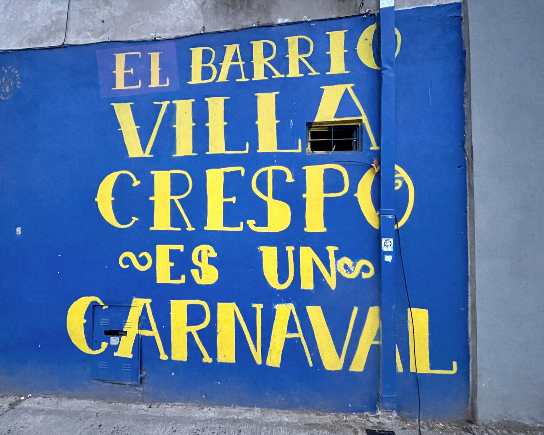 Villa Crespo sign